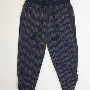 NWT Maurices Drawstring Crop Print Pant S